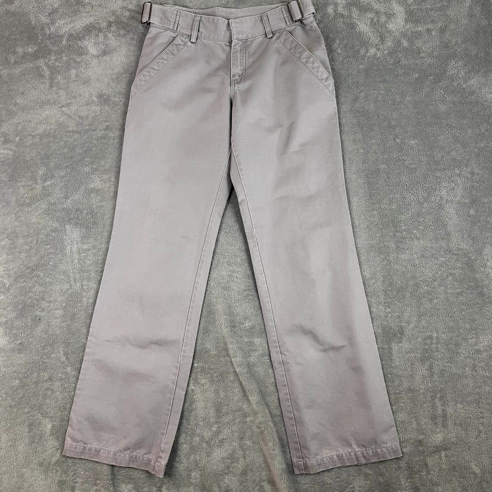 Gap Cotton Twill‎ Pants Womens 6 Straight Leg Grey Casual Career